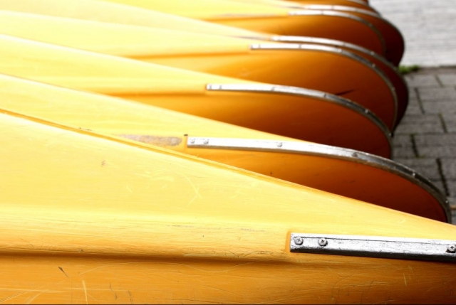 Canoas despues de la actividad